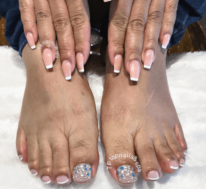 Acrylnagels voeten - Tip Top Nagels