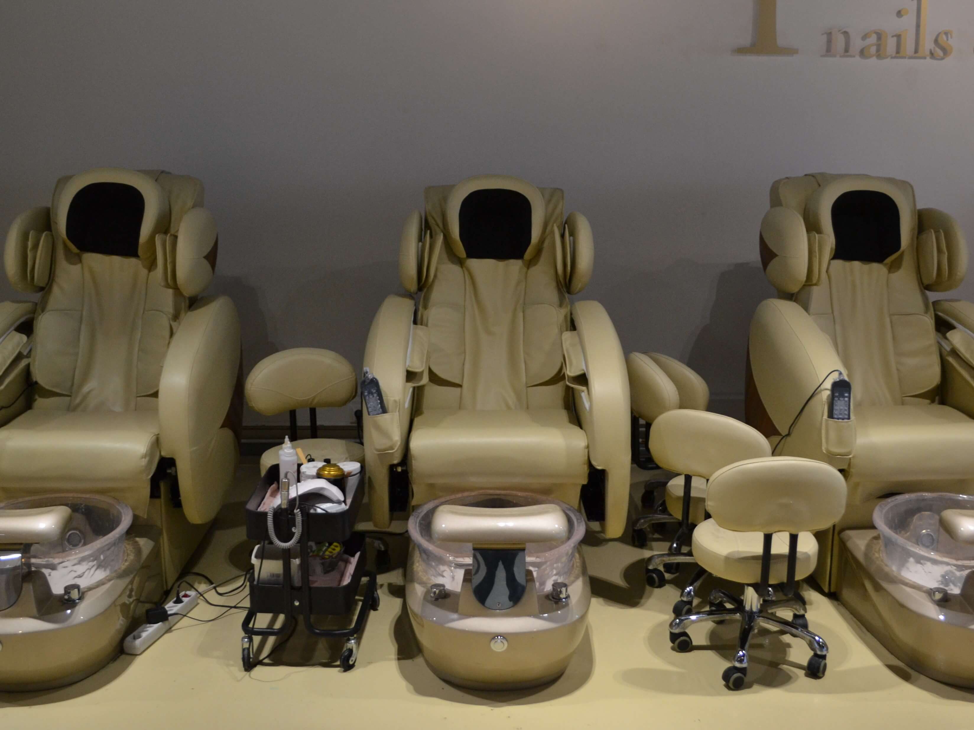 Massage stoelen bij Tip Top Nagels